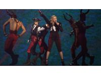 Piezas de Leatherdesigns en Actuación de Madonna en Brit Awards 2015